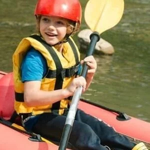 happy-boy-ready-row-small-raft-boat-river-bright-sunny-day-child-helmet-life-vest-active-water-sport