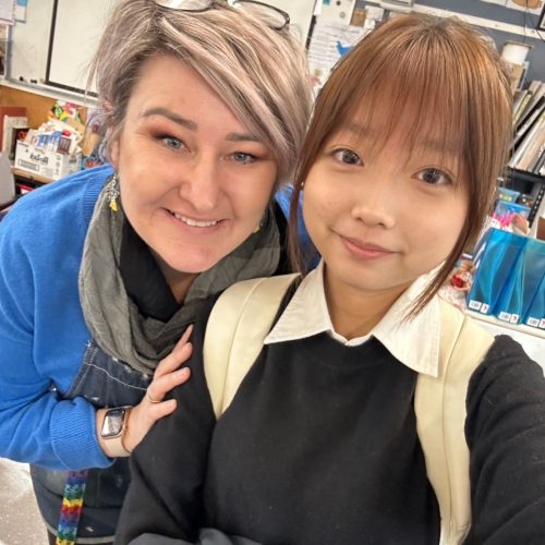 和紐西蘭老師的自拍　老師人超好